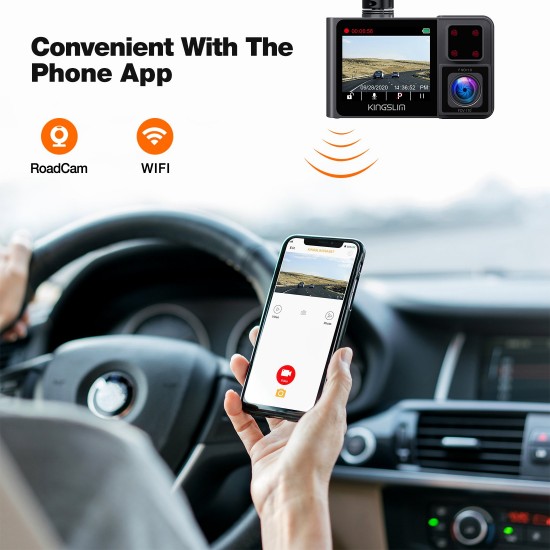 Kingslim D1 Pro Dual Dash Cam Kingslim D1 Pro Dual Dash Cam