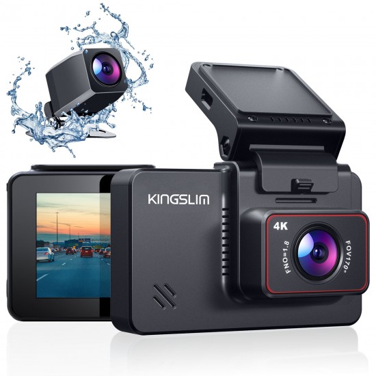 Kingslim D4 4K Dual Dash Cam