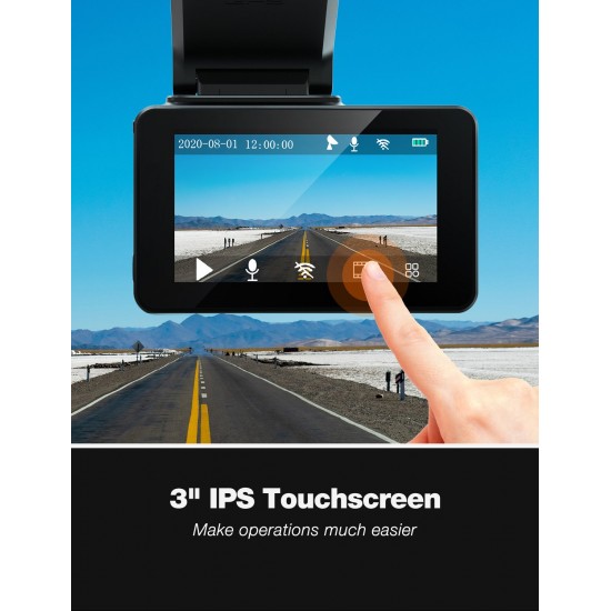 Kingslim D4 4K Dual Dash Cam