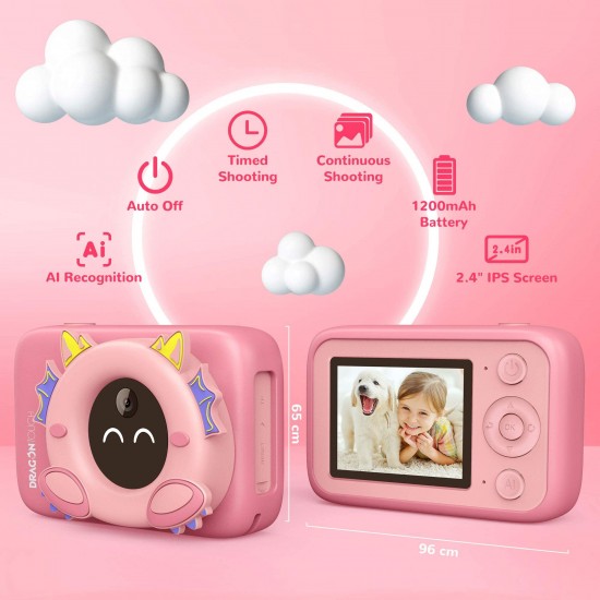 Aicam Kids Camera - Pink