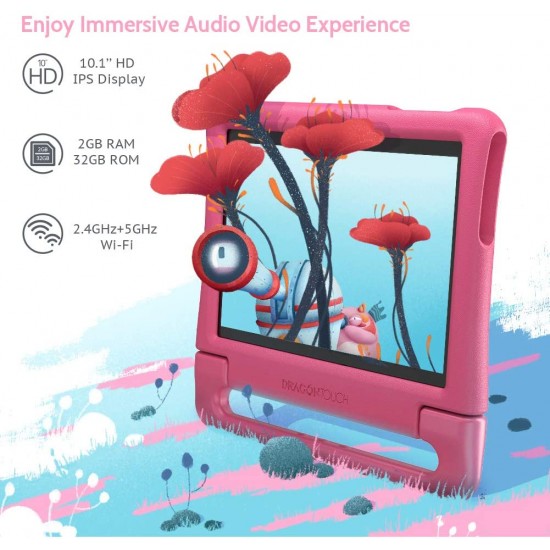 KidzPad Y88X 10 Kids Tablets (Pink)
